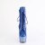 Pleaser BEJEWELED-1020-7 Stivaletti con Plateau Ologramma Strass Blu EU-37 / US-7
