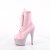 Pleaser BEJEWELED-1020-7 Stivaletti con Plateau Ologramma Strass Rosa EU-35 / US-5