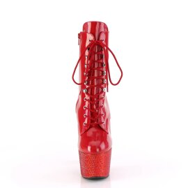 Pleaser BEJEWELED-1020-7 Stivaletti con Plateau Ologramma...