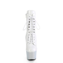 Pleaser BEJEWELED-1020-7 Stivaletti con Plateau Ologramma...