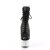Pleaser BEJEWELED-1021-7 Stivaletti con Plateau Similpelle Strass Nero Argento EU-35 / US-5