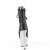 Pleaser BEJEWELED-1021-7 Stivaletti con Plateau Similpelle Strass Nero Argento EU-37 / US-7