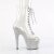 Pleaser BEJEWELED-1021C-7 Stivaletti con Plateau Strass Trasparente Argento EU-35 / US-5