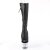 Pleaser BEJEWELED-2018-7 Stivaletti con Plateau Similpelle Strass Nero EU-41 / US-11