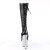 Pleaser BEJEWELED-2018-7 Stivaletti con Plateau Similpelle Strass Nero EU-42 / US-12