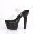 Pleaser BEJEWELED-708DM Sandali con Plateau Strass Trasparente Nero EU-35 / US-5