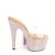 Pleaser BEJEWELED-712RS Mules con Plateau Strass Trasparente Dorato Rosa EU-35 / US-5