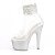 Pleaser BEJEWELED-724RS Sandali con Plateau Strass Trasparente Argento EU-35 / US-5