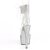 Pleaser BEJEWELED-724RS Sandali con Plateau Strass Trasparente Argento EU-35 / US-5
