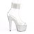 Pleaser BEJEWELED-724RS Sandali con Plateau Strass Trasparente Argento EU-35 / US-5