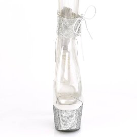 Pleaser BEJEWELED-724RS Sandali con Plateau Strass...