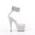 Pleaser BEJEWELED-724RS-02 Sandali con Plateau Strass Trasparente Argento EU-35 / US-5