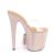 Pleaser BEJEWELED-812RS Mules con Plateau Strass Trasparente Dorato Rosa EU-35 / US-5