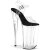 Pleaser BEYOND-008 Sandali con Plateau Trasparente Nero EU-36 / US-6
