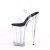 Pleaser BEYOND-008 Sandali con Plateau Trasparente Nero EU-36 / US-6