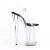 Pleaser BEYOND-008 Sandali con Plateau Trasparente Nero EU-36 / US-6