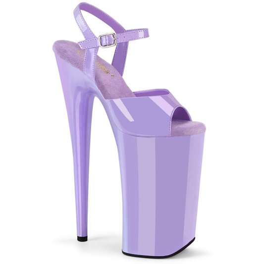 Pleaser BEYOND-009 Sandali con Plateau Vernice Viola EU-40 / US-10