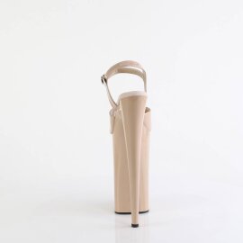 Pleaser BEYOND-009 Sandali con Plateau Vernice Beige EU-39 / US-9