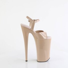 Pleaser BEYOND-009 Sandali con Plateau Vernice Beige EU-39 / US-9