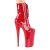 Pleaser BEYOND-1020 Stivaletti con Plateau Vernice Rosso EU-42 / US-12
