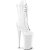 Pleaser BEYOND-1050 Stivaletti con Plateau Vernice Bianco EU-36 / US-6