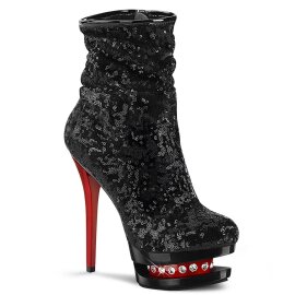 Pleaser BLONDIE-R-1009 Stivaletti con Plateau Paillettes...