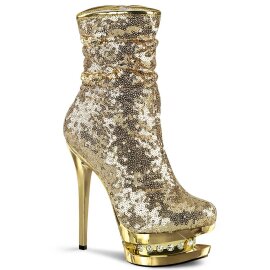 Pleaser BLONDIE-R-1009 Stivaletti con Plateau Paillettes...
