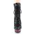 Pleaser BLONDIE-R-1020 Stivaletti con Plateau Paillettes Nero EU-35 / US-5