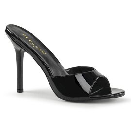 Pleaser CLASSIQUE-01 Mules Vernice Nero EU-35 / US-5