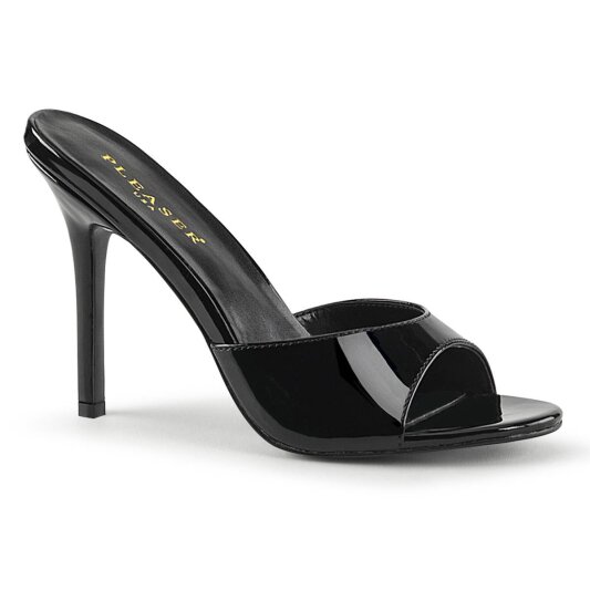 Pleaser CLASSIQUE-01 Mules Vernice Nero EU-38 / US-8