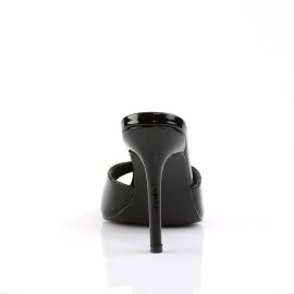 Pleaser CLASSIQUE-01 Mules Vernice Nero EU-39 / US-9
