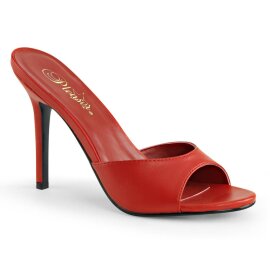 Pleaser CLASSIQUE-01 Mules Rosso EU-35 / US-5