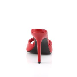Pleaser CLASSIQUE-01 Mules Rosso EU-38 / US-8