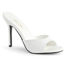 Pleaser CLASSIQUE-01 Mules Bianco EU-35 / US-5