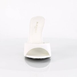 Pleaser CLASSIQUE-01 Mules Bianco EU-35 / US-5