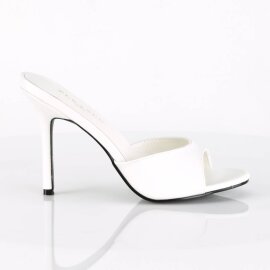Pleaser CLASSIQUE-01 Mules Bianco EU-35 / US-5