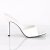 Pleaser CLASSIQUE-01 Mules Bianco EU-35 / US-5