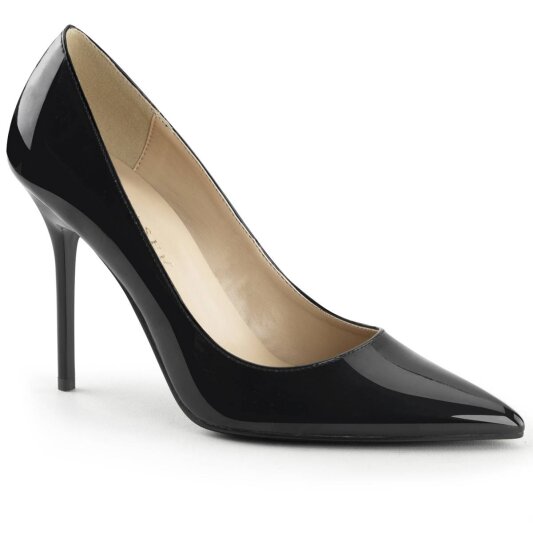 Pleaser CLASSIQUE-20 Décolleté Vernice Nero EU-38 / US-8