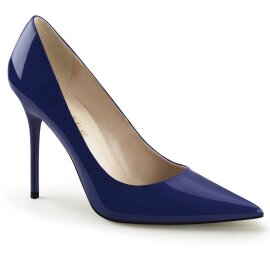 Pleaser CLASSIQUE-20 Décolleté Vernice Blu...