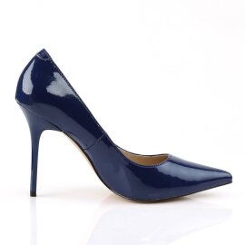 Pleaser CLASSIQUE-20 Décolleté Vernice Blu EU-38 / US-8