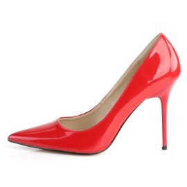 Pleaser CLASSIQUE-20 Décolleté Vernice Rosso EU-35 / US-5