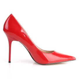 Pleaser CLASSIQUE-20 Décolleté Vernice Rosso EU-35 / US-5
