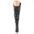 Pleaser CLASSIQUE-3011 Stivali Sopra Il Ginocchio Similpelle Nero EU-35 / US-5
