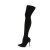 Pleaser COURTLY-3005 Stivali Sopra Il Ginocchio Nero EU-42 / US-12