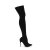 Pleaser COURTLY-3005 Stivali Sopra Il Ginocchio Nero EU-42 / US-12