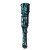 Pleaser COURTLY-3011 Stivali Sopra Il Ginocchio Paillettes Verde Blu EU-41 / US-11