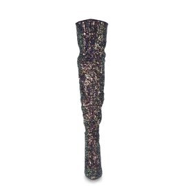 Pleaser COURTLY-3015 Stivali Sopra Il Ginocchio Glitter...