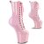 Pleaser CRAZE-1040 Stivaletti con Plateau Vernice Rosa Chiaro EU-36 / US-6
