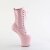 Pleaser CRAZE-1040 Stivaletti con Plateau Vernice Rosa Chiaro EU-36 / US-6
