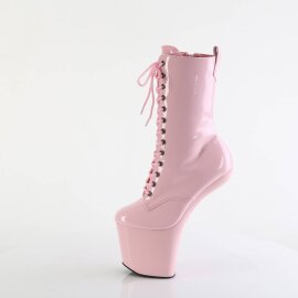 Pleaser CRAZE-1040 Stivaletti con Plateau Vernice Rosa Chiaro EU-39 / US-9